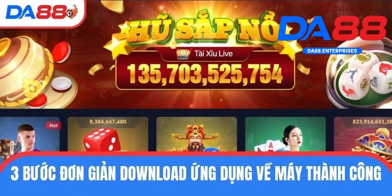 Tải App DA88 2 Các bước tải app Da88
